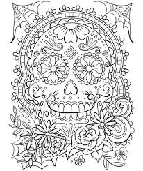 She removes the ego and liberates the soul. Sugar Skull Coloring Page Crayola Com