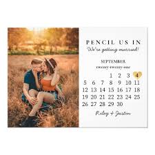 Save The Date September 2021 Gold Heart Calendar Invitation Zazzle Com In 2020 Save The Date 2021 Calendar Modern Calendar