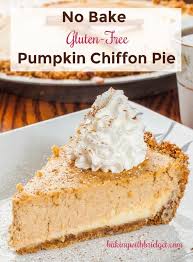 Gluten Free Pumpkin Chiffon Pie Baking With Bridget Gluten Free Pumpkin Gluten Free Pumpkin Recipes Gluten Free Pumpkin Cheesecake
