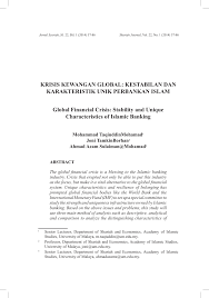 Terdapat empat tahap kewangan bagi sesiapa sahaja dan untuk mencapai kejayaan dari segi kewangan, kita perlu ketahui di kerajaan dan semua agensi yang terlibat seperti jabatan kastam diraja malaysia (jkdm) dan kementerian perdagangan. Pdf Krisis Kewangan Global Kestabilan Dan Karakteristik Unik Perbankan Islam Global Financial Crisis Stability And Unique Characteristics Of Islamic Banking