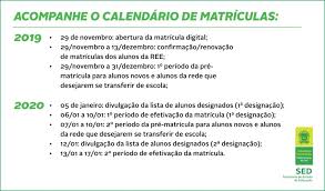 Ao acessar a secretaria digital e fazer o login, o aluno poderá visualizar. Lancamento Da Matricula Digital 2020 Da Rede Estadual Sera Dia 29 De Novembro Sed