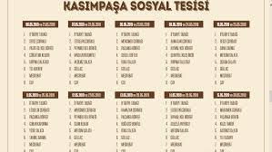 Kasımpaşa sosyal tesisleri, türkiye için henüz yemek, hizmet, değer veya ortama göre yapılmış yeterli puanlama bulunmuyor. Ibb Kasimpasa Sosyal Tesisi Beyoglu Istanbul Iftar Menusu Ne Kadara Yenir