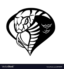Cobra Head Black White Vector Head Snake Mascot Logo Design Download A Free Preview Or High Quality Adobe Illustrat Snake Drawing Snake Logo Logo Design Art