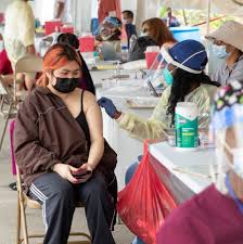 Fully vaccinated people can meet indoors without wearing a mask. The End Of California S Lockdowns The New York Times