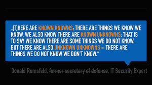 Unfortunately, we disagree about a statement you made this month regarding donald rumsfeld and his explanation of the three types of knowledge: Elasticsearch Securing A Search Engine While Maintaining Usability