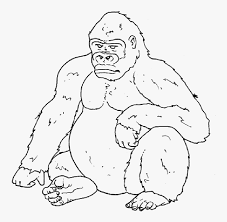 Maybe you would like to learn more about one of these? Gorilla Clipart Easy Gorilla Colouring Png Transparent Png Kindpng