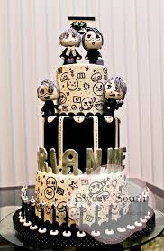 Anime Inspired 3 Layer Cake Anime Cake Professional Cake Decorating Kids Cake
