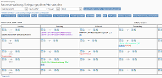 Excel vorlage raumbelegungsplan gratis : Raumbelegungsplan Online Raumverwaltungssoftware Browserbasiert Als Service Screenshots Zur Veranstaltung Und Ressourcen Planung