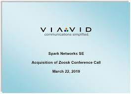 (which is owned by spark networks se). Ex 99 1 2 Tv517008 Ex99 1 Htm Exhibit 99 1 Exhibit
