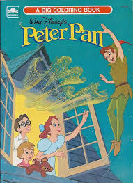 Walt Disney S Peter Pan Coloring Book 1989 Coloring Books Vintage Coloring Books Books