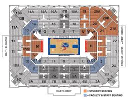 Allen Fieldhouse General Admission Seating Chart Buckeye