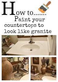 The granite look works well with nearly any décor style, according to architypes. Diy Painted Countertops Using Giani Granite Paint Kit Diy Home Decor Home Diy Home Decor