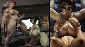 Rule34 - If it exists, there is porn of it  squarepeg3d, mei (overwatch),  zarya  5787149