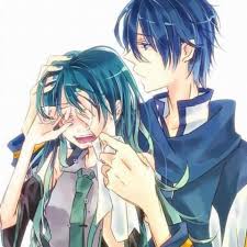 Kaito X Miku Me Don T Ship Them But This Pic Is Soooo Kawaii Vocaloid Hatsune Miku Kaito