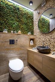 Bathroom Eco Design With Small Vertical Gardens Salle De Bains Moderne Salle De Bain Design Idee Salle De Bain