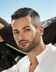 Equipe Vittorio Short Grey Straight Hair Styles Ukhairdressers Com Mens Haircuts Short Haircuts For Men Side Part Haircut