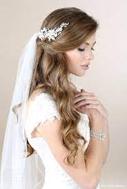 Tonya pushkareva hairstylist / educator Wedding Inspirasi Romantic Wedding Hair Half Up Wedding Hair Bridal Hair Veil