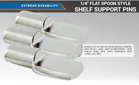 I designed this replacement shelf peg after my cabinets i bought from lowes were missing one. Amazon Com Rok Hardware Heavy Duty 1 4 6mm Shelf Pin Spoon Shaped Cabinet Support Pegs Holder Metal Nickel Finish 50 Pack Home Improvement