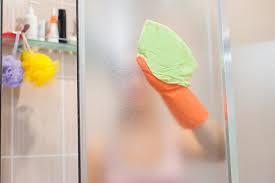 Mix 1 part white vinegar and 3 parts warm water then put the mixture in a spray bottle. 11 Tips To Clean A Glass Shower Door