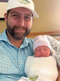 Blessed to add this perfect little guy to my family! Alexis Arrington did  amazing, and somehow looks absolutely perfect after pushing out the next  rising star in real estate! Teach them young!