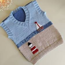 yandan dugmeli bulutlu bebek yelegi yapilisi baby knitting patterns bebek yelek orgu