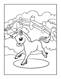 Horses coloring page to print and color : Free Horse Coloring Pages For Download Pdf Verbnow