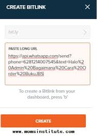 Maka anda dapat menggunakan layanan pemendek url dari bitly. Cara Buat Whatsapp Marketing Dan Link Custom Di Bitly Moms Institute