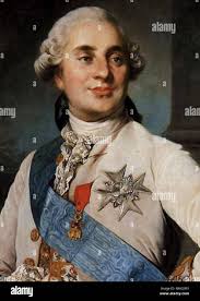 English: Portrait of Louis XVI of France (1754-1793) . 1776. Louis XVI of  France Stock Photo
