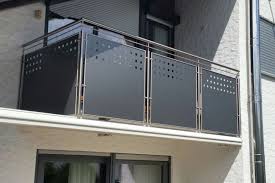 Balkongelander Edelstahl Lochblech Balkongelander Edelstahl Gelander Balkon Balkon Gelander Design