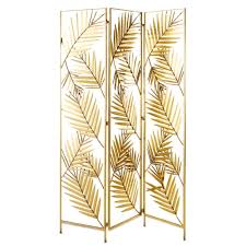 Check spelling or type a new query. Gold Metal Leaf Room Divider Selena Maisons Du Monde