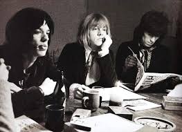 At olympic sound studios in london, doing producing work for the end, bill wyman gets a preview of the first led zeppelin recordings by jimmy page. The Brian Jones Resource On Twitter Jo Bergman She Ran The Stones Maddox Street Office