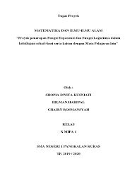 Dalam peraturan menteri pendidikan dan budaya nomor 65 tahun 2013 tentang standar proses dinyatakan bahwa karakteristik pembelajaran pada setiap satuan pendidikan terkait erat pada standar kompetensi lulusan dan standar isi. Tugas Proyek Matematika