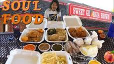 1st Time Trying Soul Food at Sweet Georgia Brown - YouTube