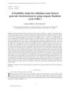 PDF) A feasibility study for utilizing waste heat to generate ...
