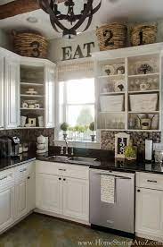 Fall Home Tour Fall Decorating Ideas Above Kitchen Cabinets Decorating Above Kitchen Cabinets Kitchen Cabinets Decor