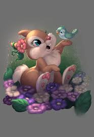 Disney Bunny By Yettyen Cute Disney Wallpaper Baby Disney Characters Disney Drawings
