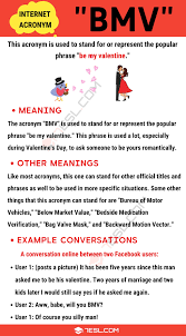 Thus, the phrases and sentences get shorter and shorter. Bmv Meaning What Does The Lovely Acronym Bmv Stand For 7esl
