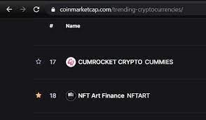 Enter Nftart On Twitter We Are Trending On Coinmarketcap Nftart Bsc Nft Defi Https T Co Cw4ie6nboz Twitter