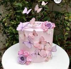 24 Pcs Of Pink Purple Professional Edible Wafer Butterflies For Birthdays Anniversary Weddings Engagements Baby Shower Cake Cupcake Topper In 2021 Butterfly Baby Shower Cake Butterfly Baby Shower Decorations Butterfly Baby Shower