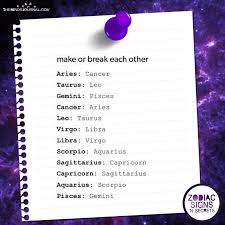 They are fully conscious of each other's needs in bed. Signs That Make Or Break Each Other