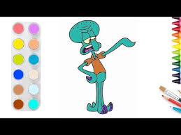 Sketsa gambar karakter di serial kartun spongebob ini menyita perhatian publik karena terlihat goresan tangan dari stephen hillenburg. Menggambar Dan Mewarnai Squidward Spongebob Squarepants Youtube