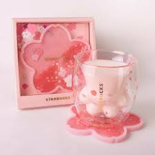 These adorable cups look exactly like a cat's paw, complete with their. Starbuck 2020 Sakura Cat Claw Paw Glass Cup Mug With Sakura Coaster Lazada Singapore