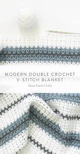 Daisy Farm Crafts V Stitch Crochet Crochet V Stitch Blanket Afghan Crochet Patterns