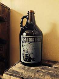 Growler Custom Growler Gifts For Her Rosie The Riveter Etsy Custom Growler Vintage Beer Labels Growler Gift