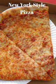 New York Style Pizza Recipe New York Pizza Dough Recipe Pizza Recipes Homemade New York Style Pizza