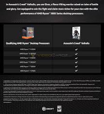When will the amd ryzen 6000 series be released? Amd To Bundle Assassin S Creed Valhalla With 3rd Gen Ryzen 7 And Ryzen 9 Processors Techpowerup