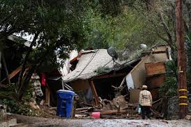 Southern Californians recount harrowing mudslides during deadly record-breaking storm | AP News