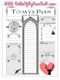 Happy Planner Freebie Harry Potter Daily Insert Harry Potter Planner Harry Potter Planner Pages