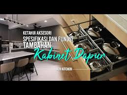 Tempahan tersebut disertakan sekali dengan basket 2 layer dan bottle rack aksesori. Rujukan Pilih Aksesori Kabinet Dapur Youtube