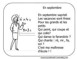 Poeme maitresse d ecole maternelle. Coloriage Poeme Pour La Rentree A Decouper